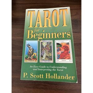 Tarot For Beginners By P.Scott‎ Hollander Paperback Book Metaphysical Mystical